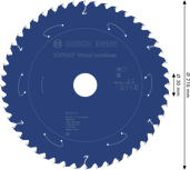 Bosch EXPERT puidu akuga ringsae tera 216 mm T48.